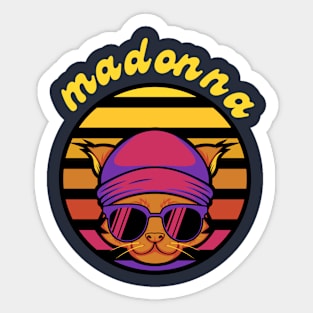 madonna Sticker